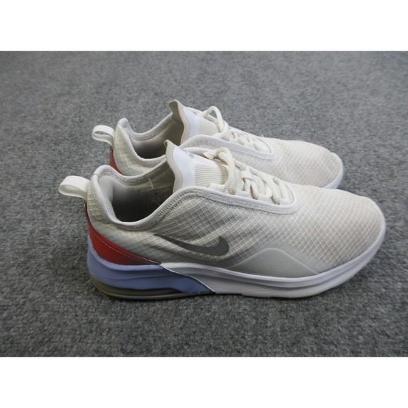 Nike Air Max Shoes Womens Size 8.5 White Red Blue CW5594-100 Lightweight Running - Picture 1 of 13